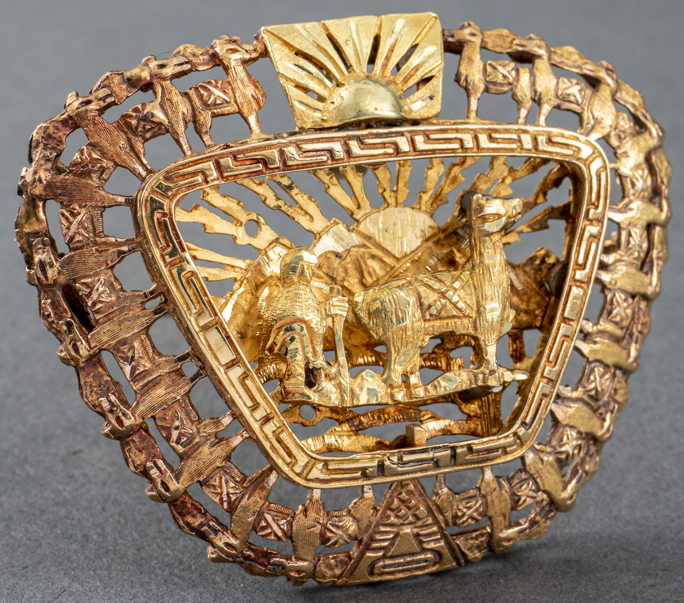 VINTAGE 18K YELLOW & ROSE GOLD
