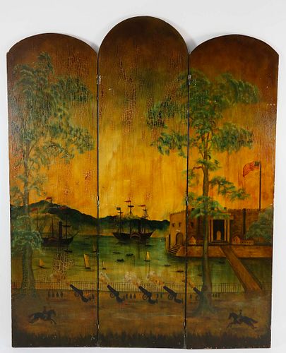 VINTAGE 1920S HAND DECORATED