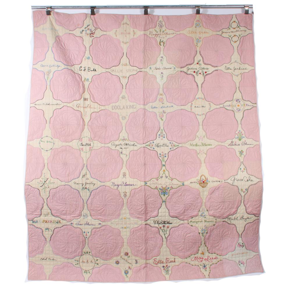 VINTAGE 1927 PINK FRIENDSHIP