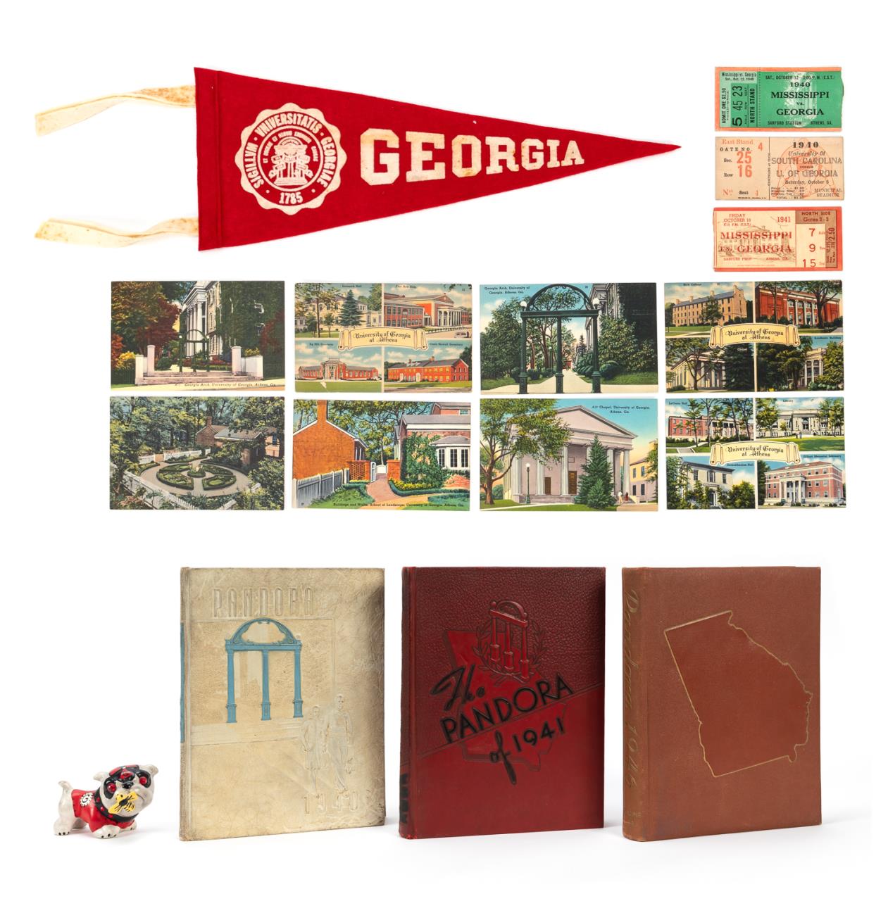VINTAGE 1940S UGA MEMORABILIA