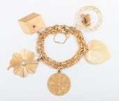 VINTAGE 1950S 14K GOLD ENGRAVE