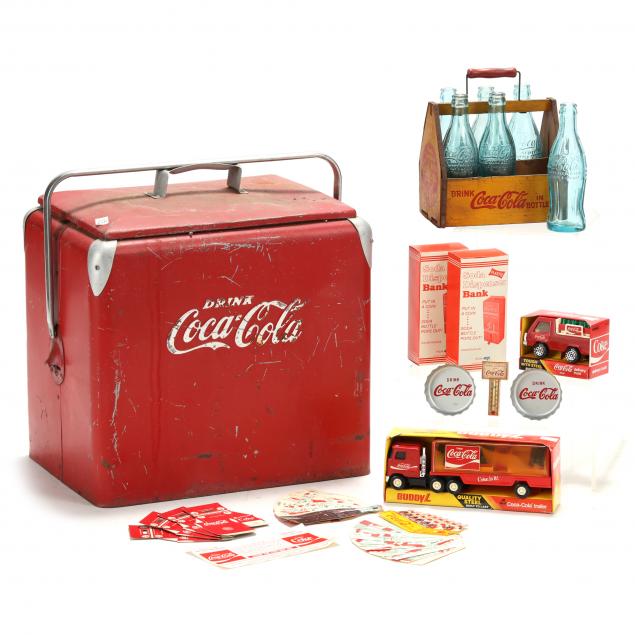 VINTAGE 1950S ALL-METAL COCA-COLA