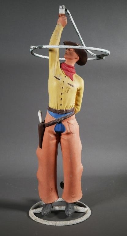VINTAGE 1950S COWBOY LAWN
