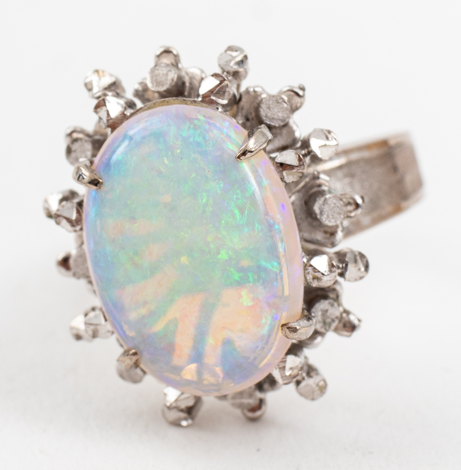 VINTAGE 1970'S 10K WHITE GOLD