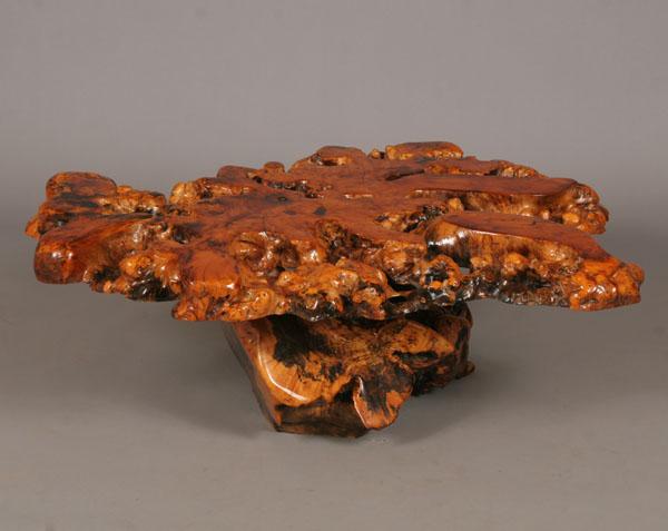 Vintage 1970s California redwood