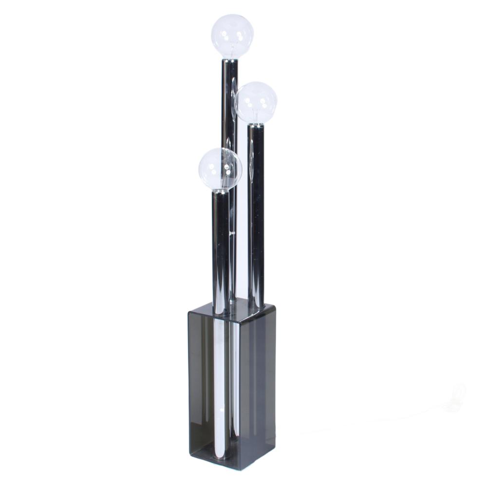 VINTAGE 1970S MODERN CHROME AND