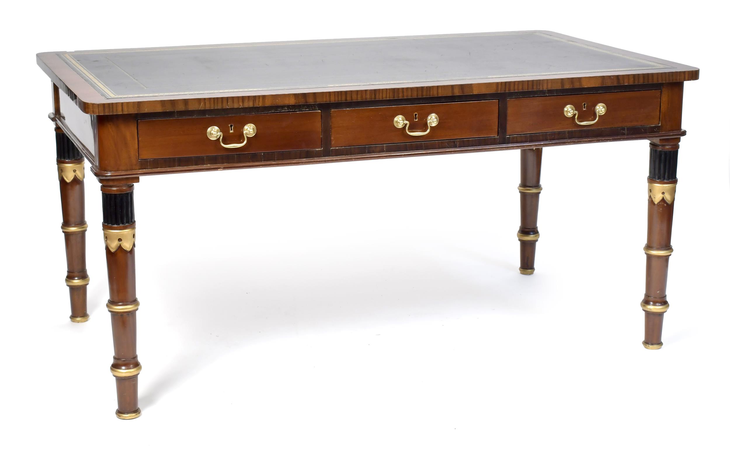 VINTAGE 20TH C. WRITING DESK.