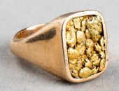 VINTAGE 22K/14K YELLOW GOLD NU