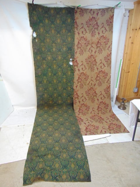 VINTAGE 2PC INGRAIN FABRIC ARTS &