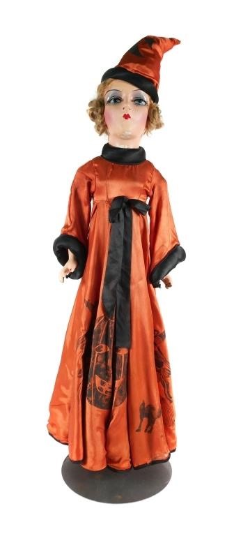 VINTAGE 30" HALLOWEEN WITCH