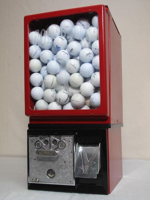 Vintage 50 cent golf ball dispenser