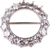 VINTAGE 6 CARAT DIAMOND AND 18