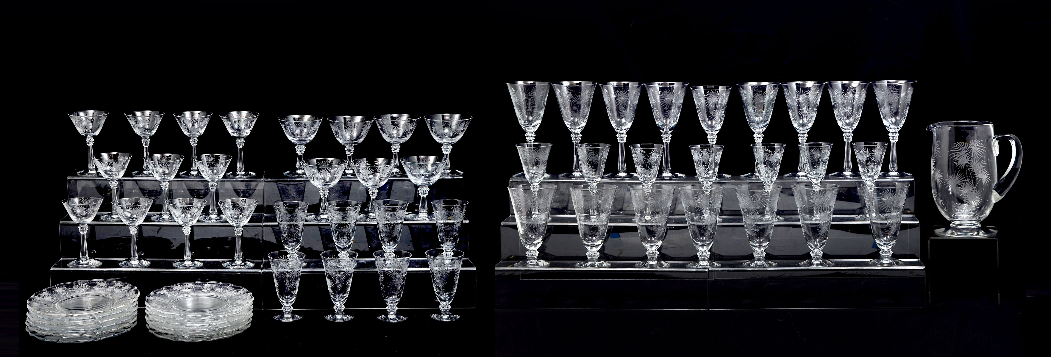 VINTAGE 64 PC FOSTORIA LIDO