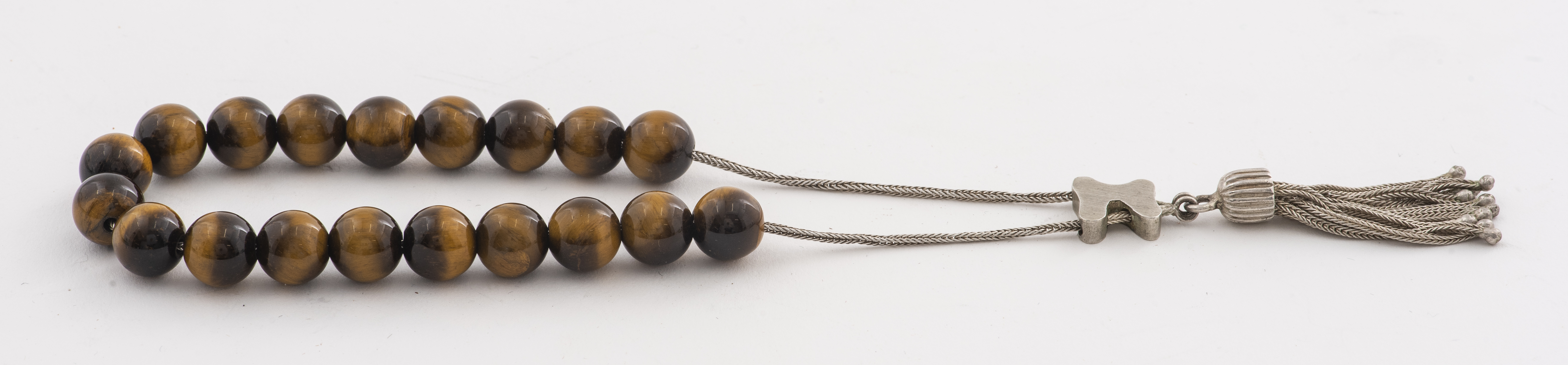 VINTAGE 950 SILVER TIGER'S EYE
