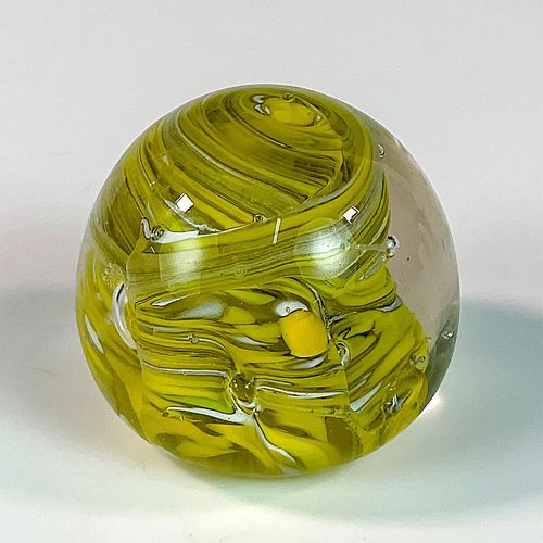 VINTAGE ABSTRACT ART GLASS