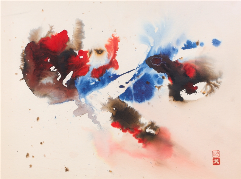 Vintage abstract Japanese