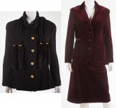 VINTAGE ACT III BURGUNDY VELVE