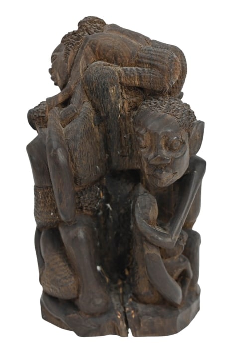 VINTAGE AFRICAN HAND CARVED