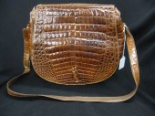 Vintage Aligator Handbag Itail