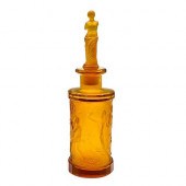 VINTAGE AMBER GLASS GRECIAN PE