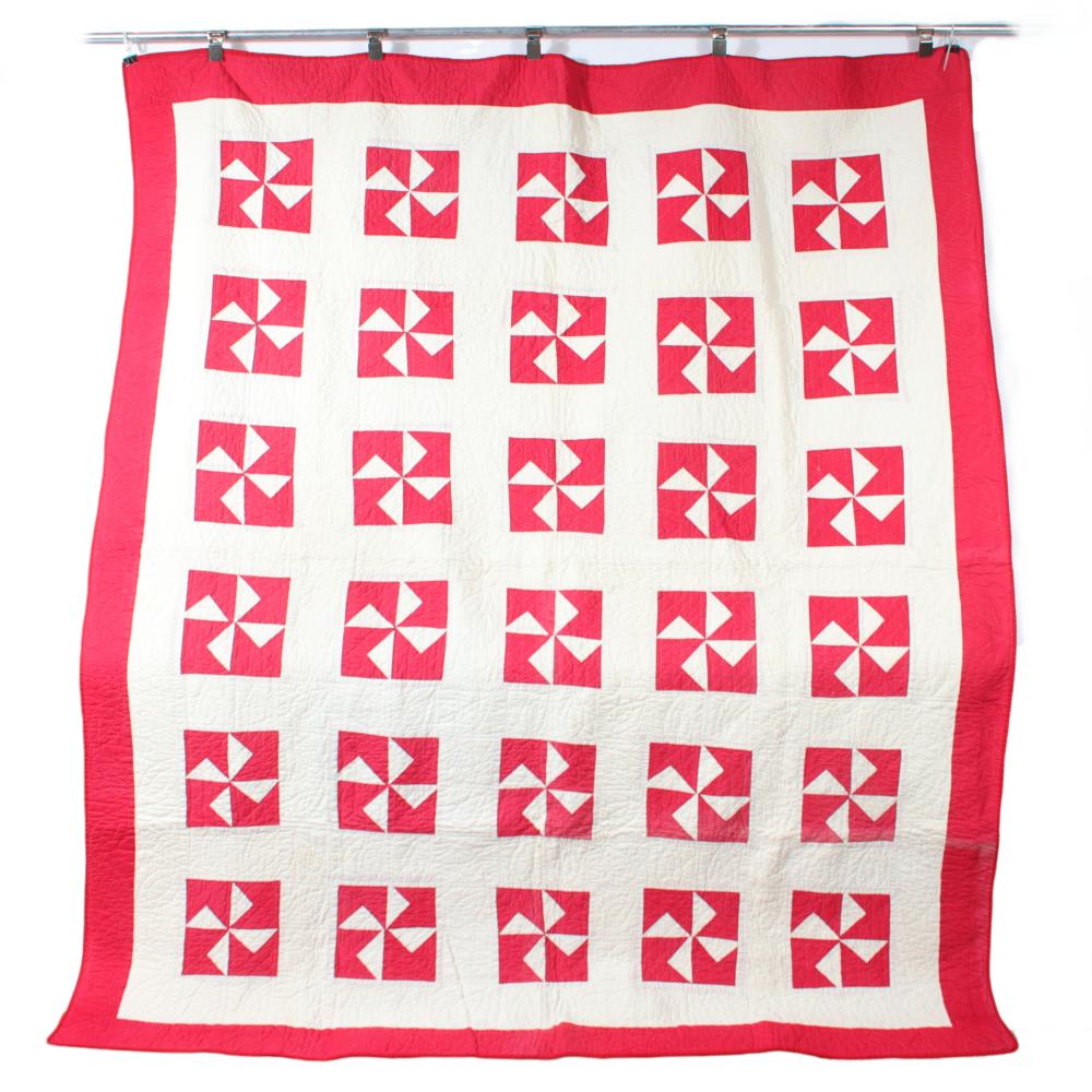 VINTAGE AMERICAN RED AND WHITE