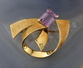 VINTAGE AMETHYST AND EIGHTEEN