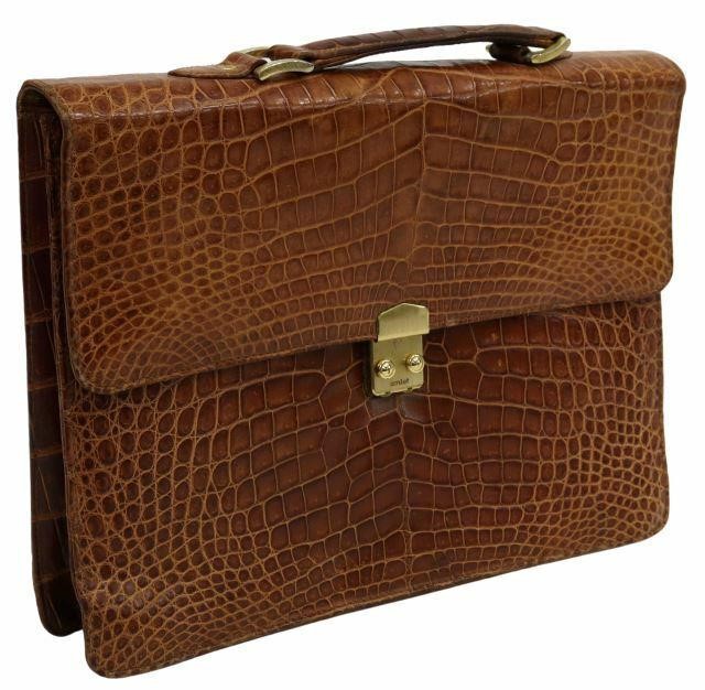 VINTAGE AMIET BROWN ALLIGATOR