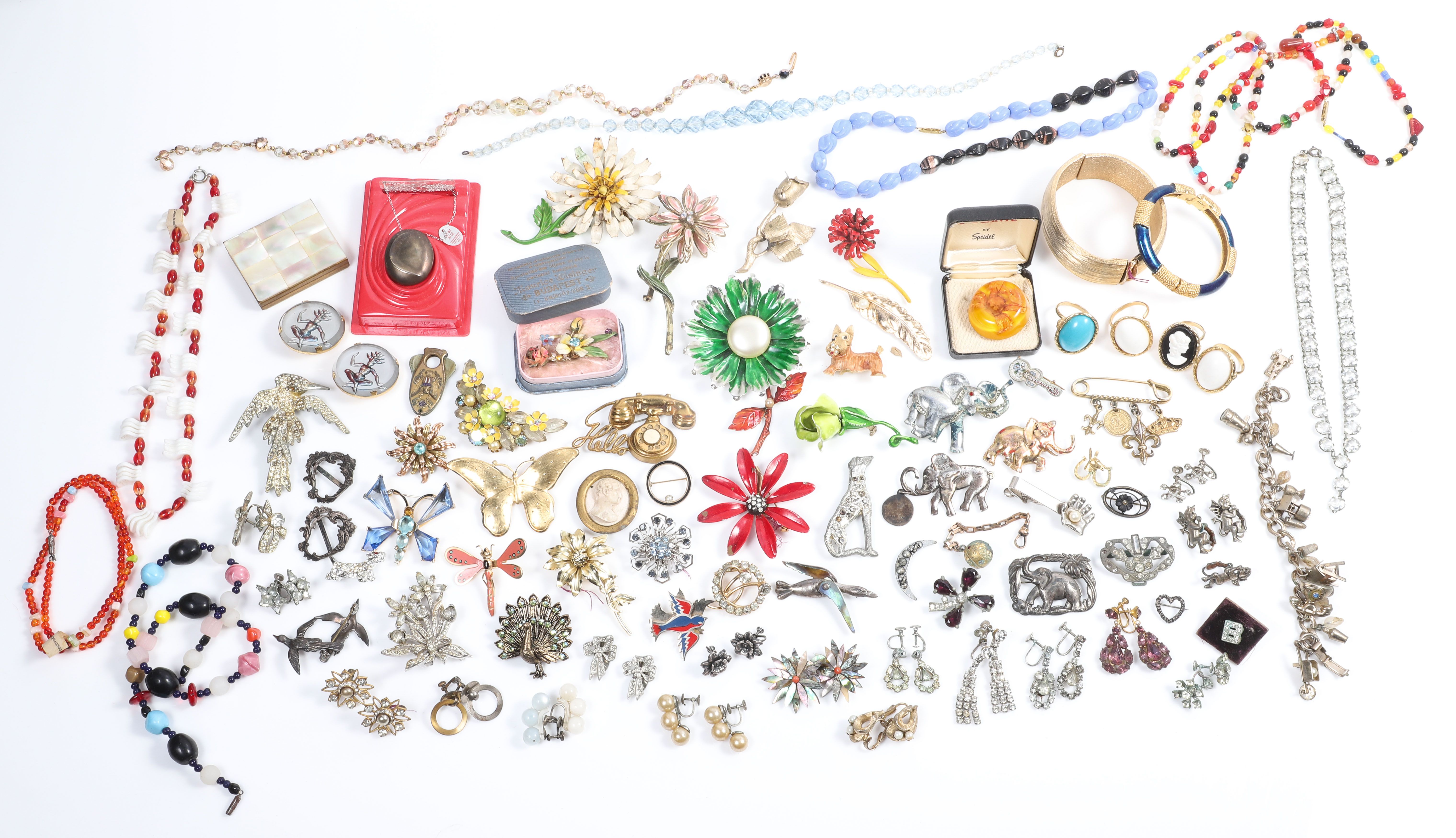 Vintage and antique costume jewelry