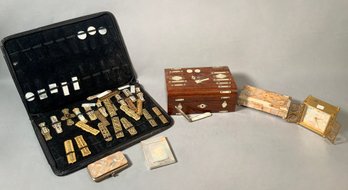 Vintage and antique mother of pearl