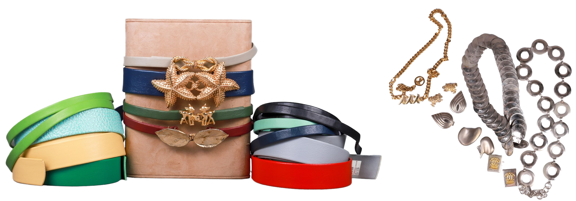 Vintage and designer belt