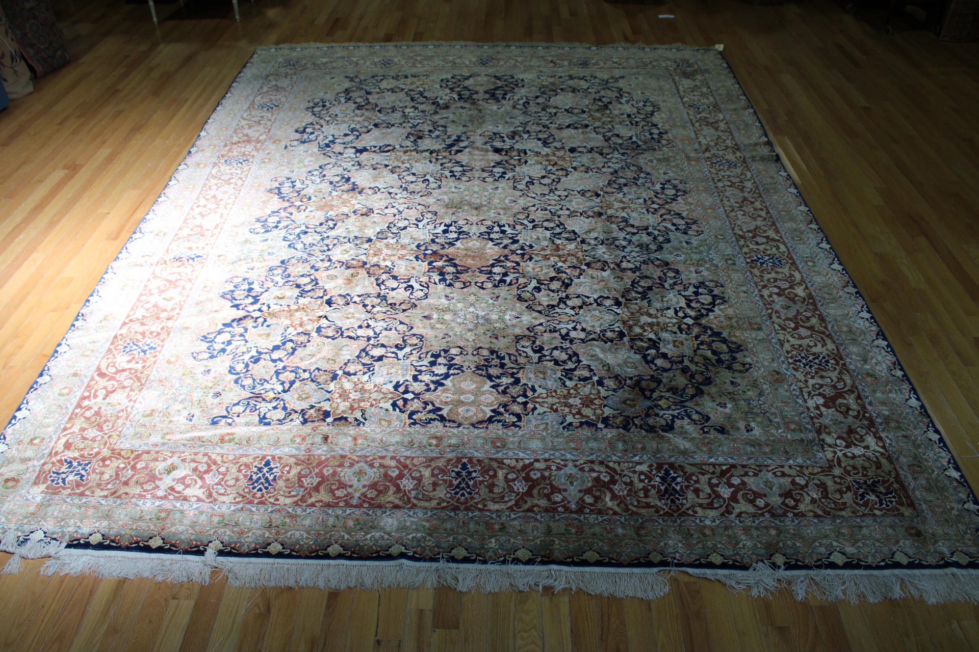 VINTAGE AND FINELY HAND WOVEN