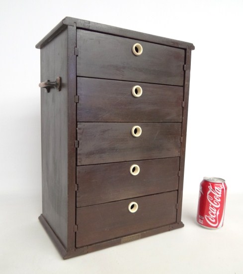 Vintage apothecary cabinet with