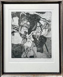 Vintage aquatint, ”Je Reve de Dali”