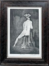 Vintage aquatint,