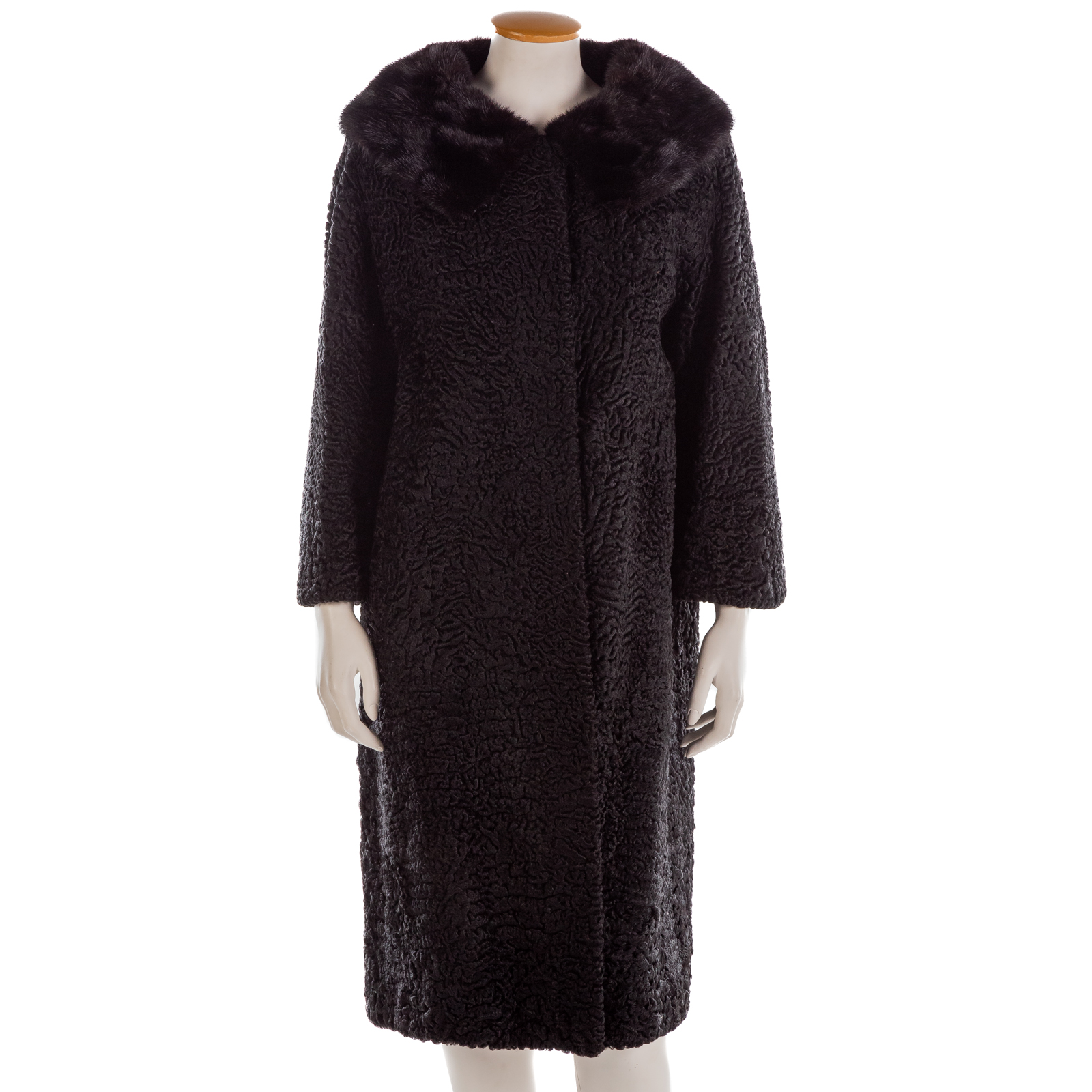 VINTAGE ARISTA FURS BLACK PERSIAN