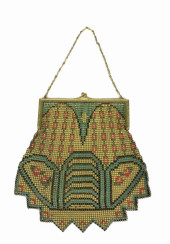 VINTAGE ART DECO LADIES MESH<b