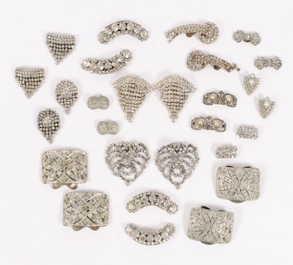 VINTAGE ART DECO RHINESTONE
