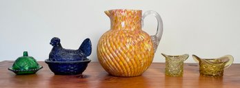 Vintage Art glass, including: