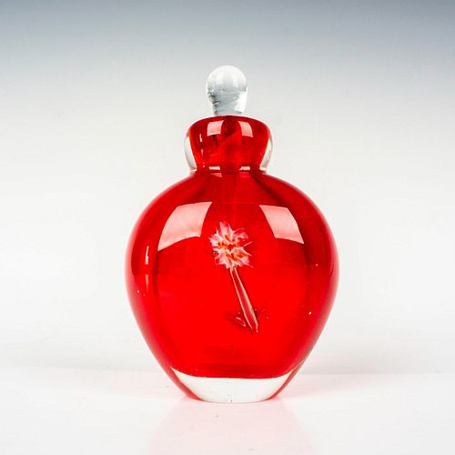 VINTAGE ART GLASS PERFUME BOTTLE