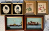 Vintage art, including: a pair