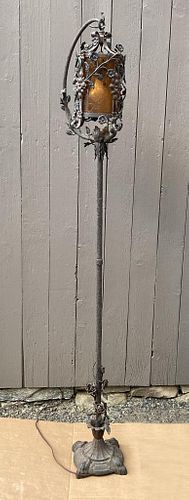 VINTAGE ART NOUVEAU WROUGHT IRON