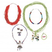 VINTAGE ARTISAN BEADED JEWELRY
