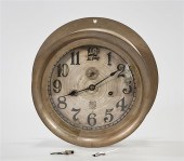 Vintage Ashcroft porthole cloc