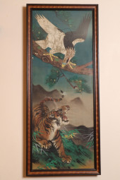 VINTAGE ASIAN TIGER & EAGLE SI