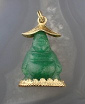 VINTAGE AVENTURINE AND FOURTEE