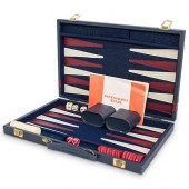 VINTAGE BACKGAMMON GAME W/ TRA