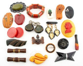 VINTAGE BAKELITE JEWELRY &AMP;