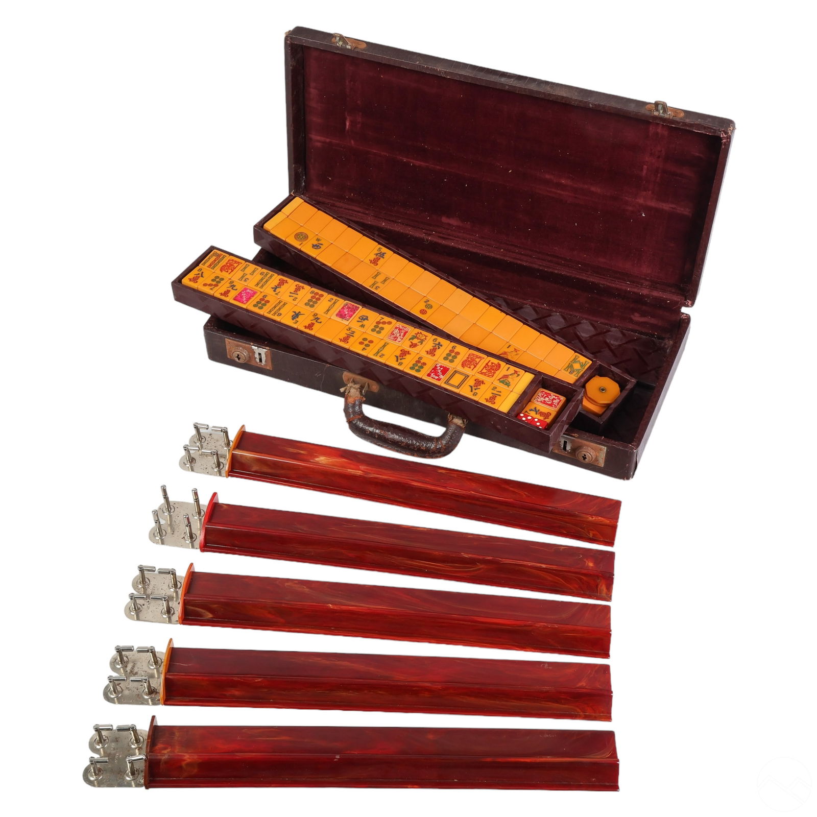 VINTAGE BAKELITE MAHJONG GAME SET