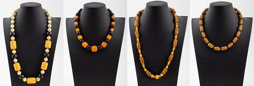 VINTAGE BAKELITE NECKLACES,