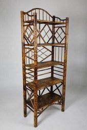 VINTAGE BAMBOO BOOKSHELF ETAGE
